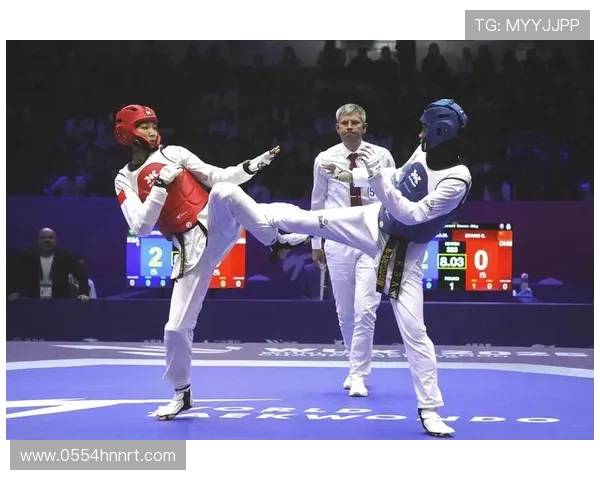 跆拳道世锦赛男子74公斤级半决赛伊朗选手激战巴西力争决赛席位